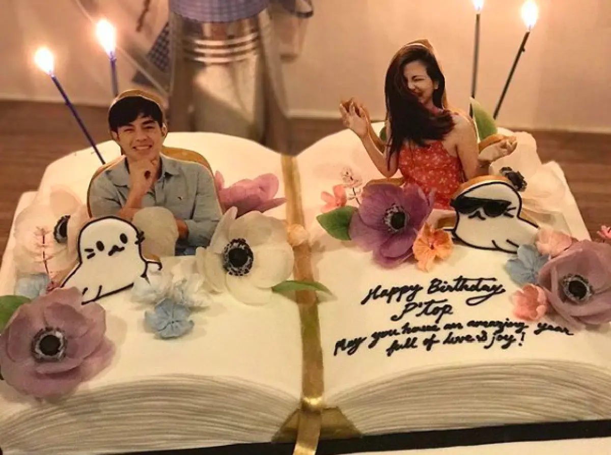 หวานได้อีก! “ใบเฟิร์น” หอบเค้กเซอร์ไพรส์วันเกิด “ท็อป” ครบรอบ 30 ปี