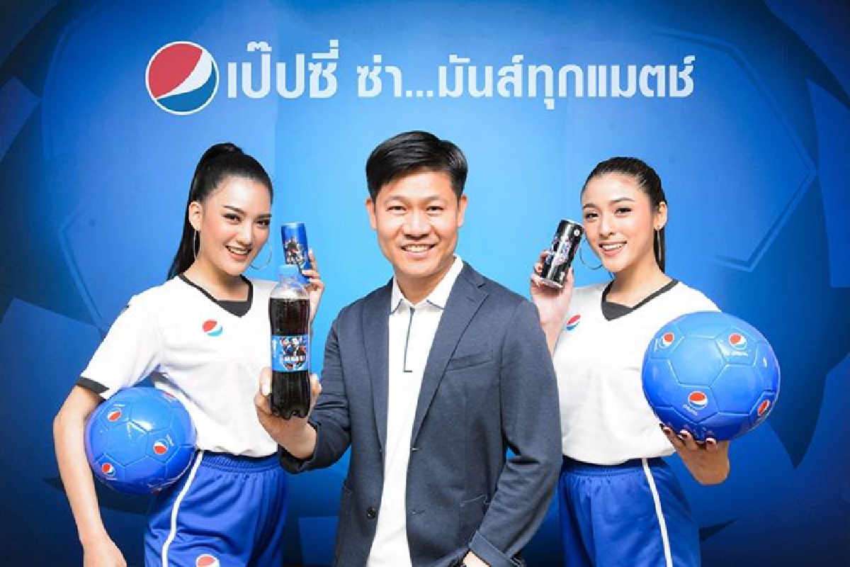 เป๊ปซี่ งัดหมัดเด็ดชิงเปิดฉากแคมเปญระดับโลก “เป๊ปซี่ ซ่า...มันส์ทุกแมตช์” ชูกลยุทธ์ P.E.P.S.I. ส่งแพ็คใหม่–ผนึกพันธมิตร ปลุกกระแสฟุตบอลฟีเวอร์ เป๊ปซี่ งัดหมัดเด็ดชิงเปิดฉากแคมเปญระดับโลก “เป๊ปซี่ ซ่า...มันส์ทุกแมตช์” ชูกลยุทธ์ P.E.P.S.I. ส่งแพ็คใหม่–ผนึกพันธมิตร ปลุกกระแสฟุตบอลฟีเวอร์
