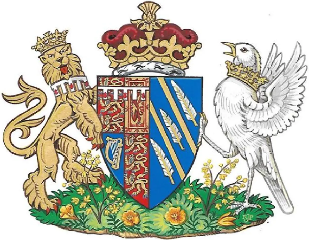 วังอังกฤษเผยภาพ "ตราอาร์ม" ประจำพระองค์ "ดัชเชสเมแกน"