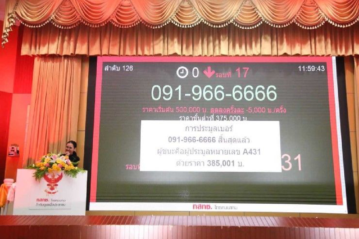 "กสทช."จัดประมูลเบอร์โทรเลขสวยครั้งแรกปี61ได้เงินกว่า14ล้าน "กสทช."จัดประมูลเบอร์โทรเลขสวยครั้งแรกปี61ได้เงินกว่า14ล้าน