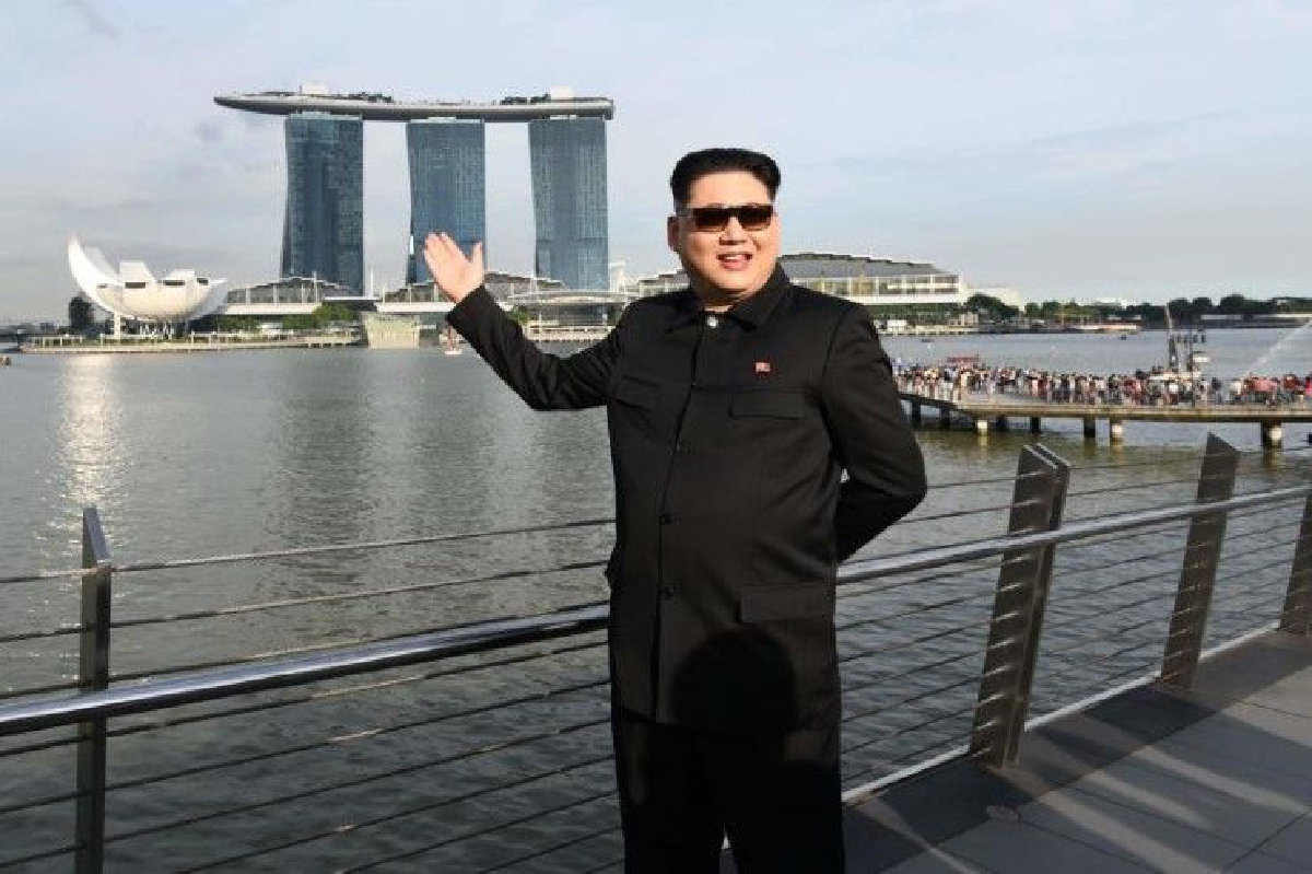 คิมจองอึนตัวปลอม โผล่สิงคโปร์ คิมจองอึนตัวปลอม โผล่สิงคโปร์