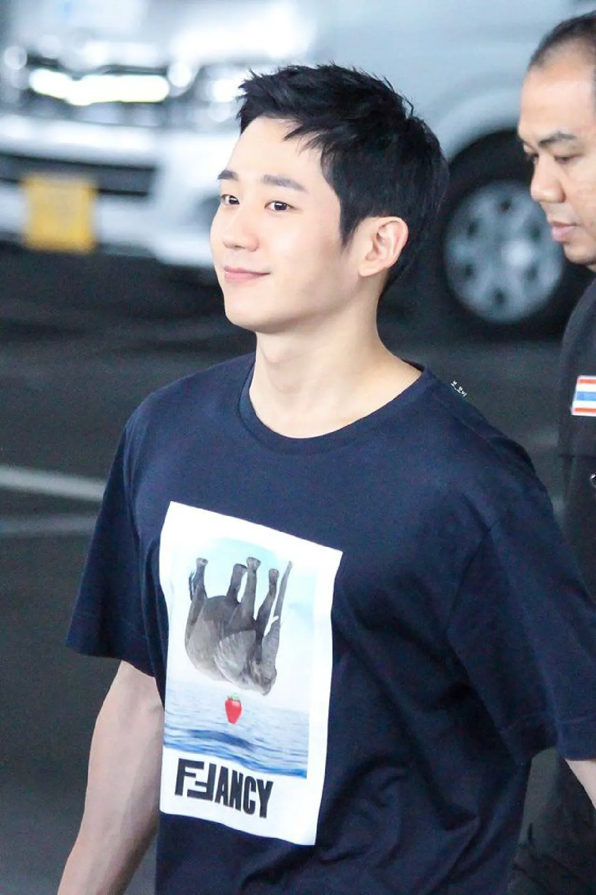 ถึงไทยแล้ว! จองแฮอิน พร้อมเสิร์ฟรอยยิ้มละลายหัวใจแฟนๆชาวไทย