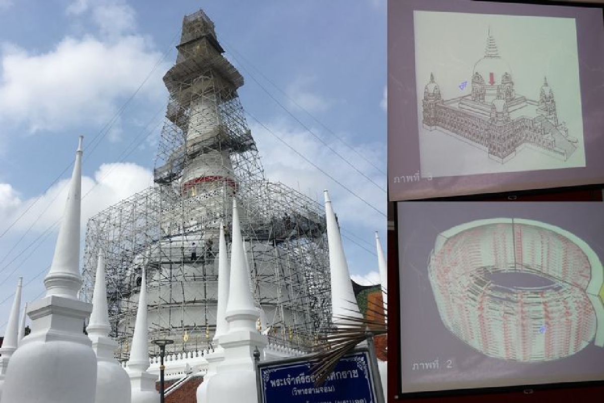 ผลเอ็กเรย์เครื่องGPRยืนยันพระบรมธาตุเจดีย์มีอายุกว่า1,100ปี ผลเอ็กเรย์เครื่องGPRยืนยันพระบรมธาตุเจดีย์มีอายุกว่า1,100ปี