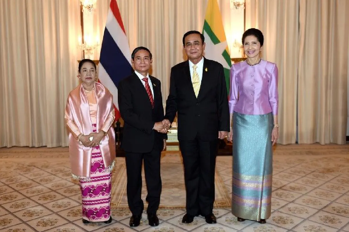 ปธน.เมียนมาเยือนไทยพบบิ๊กตู่ พร้อมผลักดันความร่วมมือทุกด้าน