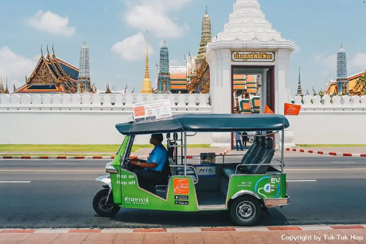 "Tuk Tuk Hop" รถตุ๊กตุ๊กไฟฟ้าไทยมาแล้ว