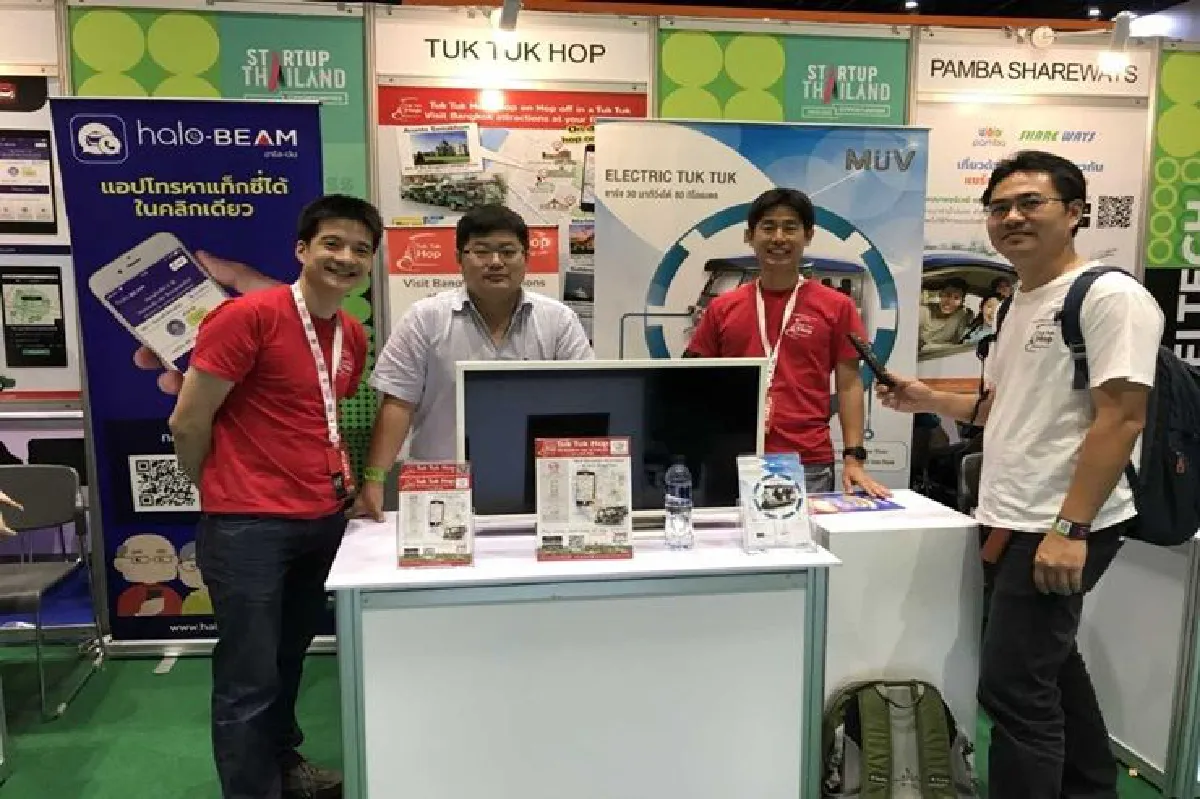 "Tuk Tuk Hop" รถตุ๊กตุ๊กไฟฟ้าไทยมาแล้ว