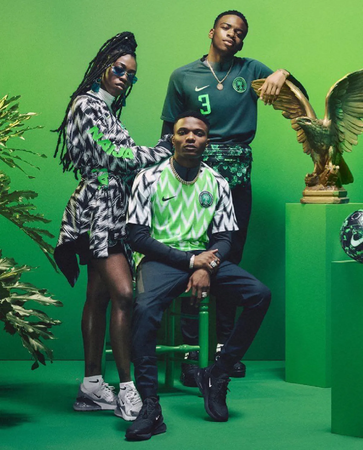 มาแข่งอย่างมีสไตล์! ส่องแฟชั่นสุดเท่ของ นักเตะทีมชาติไนจีเรีย