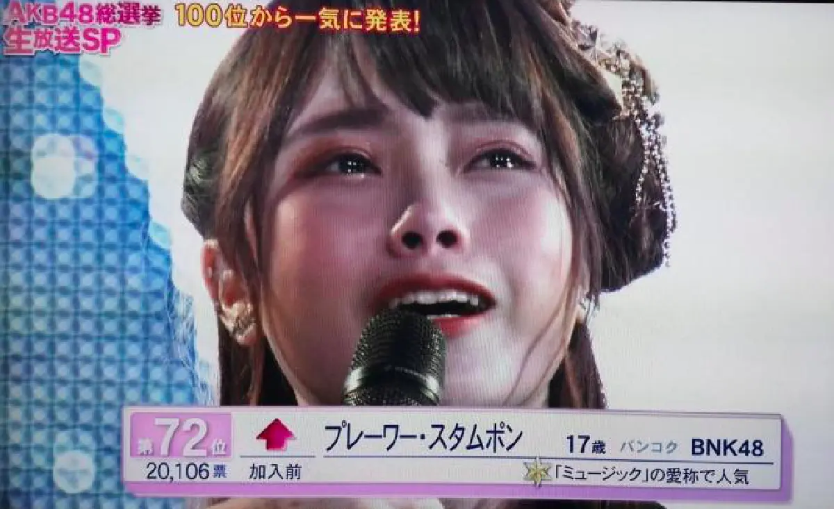 เหล่าโอตะเฮลั่น! “เฌอปราง-มิวสิค” ติดอันดับเลือกตั้งเซ็นบัตสึโลก