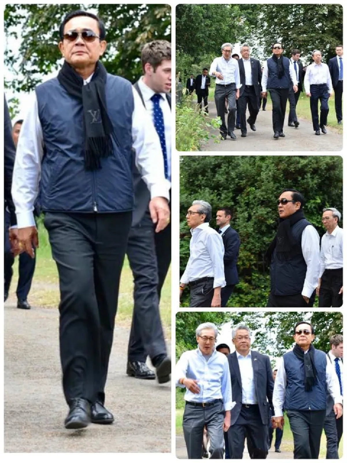 นึกว่าบอยแบนด์! แฟชั่น "บิ๊กตู่" in London