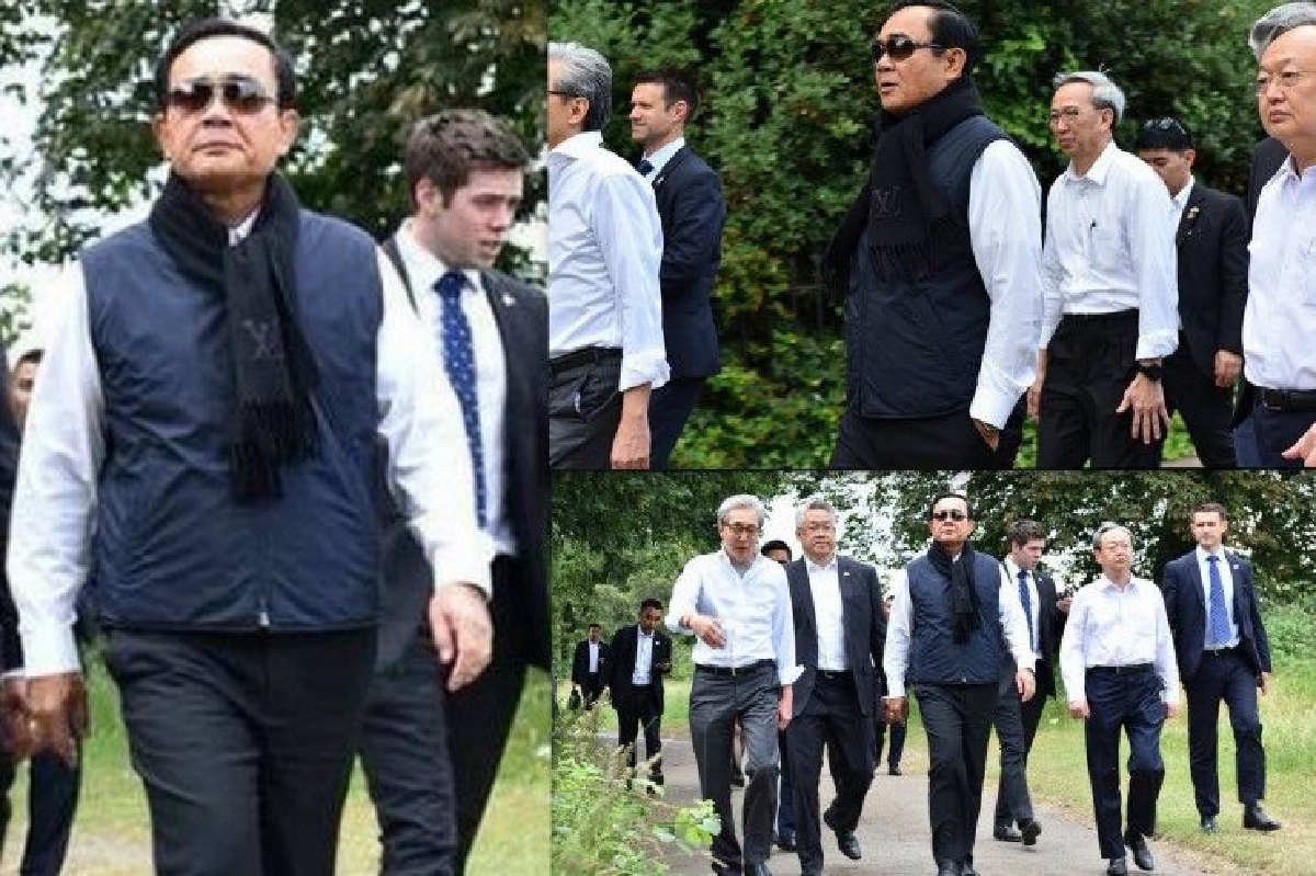 นึกว่าบอยแบนด์! แฟชั่น "บิ๊กตู่" in London นึกว่าบอยแบนด์! แฟชั่น "บิ๊กตู่" in London