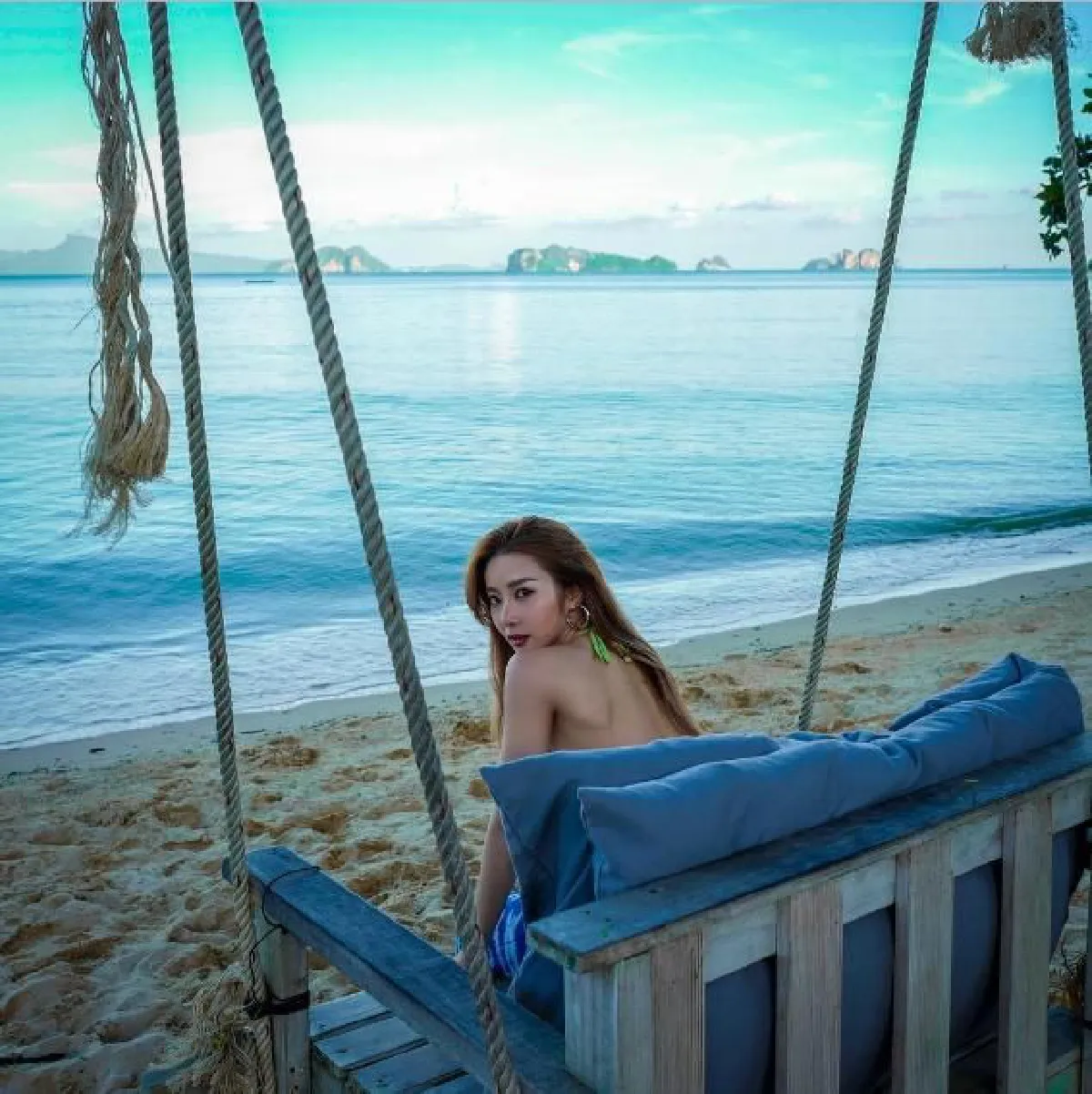 เนย เนโกะจัมพ์ ควงแฟนหนุ่ม ฤทธิ์ กาไชย เติมรักหวานบนเกาะ