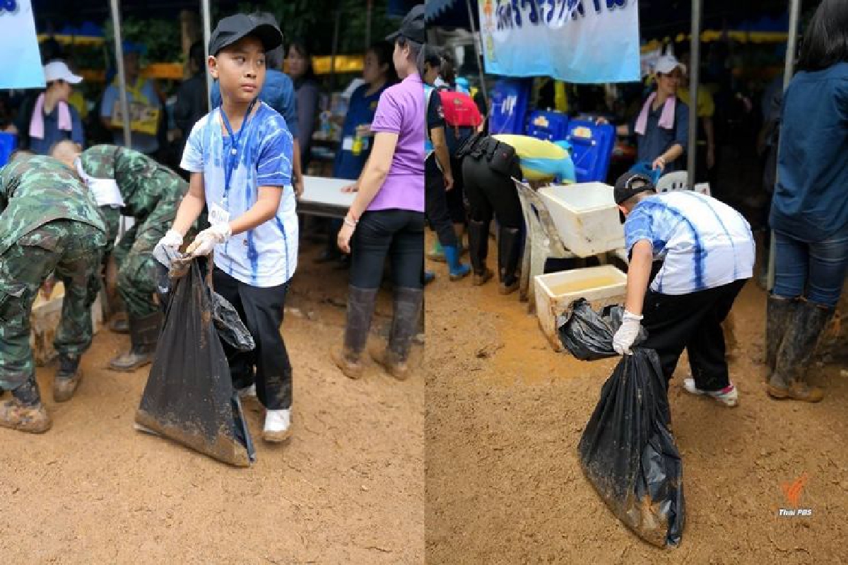 สุดซึ้งคำว่า"เพื่อน"ม.1ห่วงมิตรติดในถ้ำไปช่วยเก็บขยะก็ยังดี สุดซึ้งคำว่า"เพื่อน"ม.1ห่วงมิตรติดในถ้ำไปช่วยเก็บขยะก็ยังดี