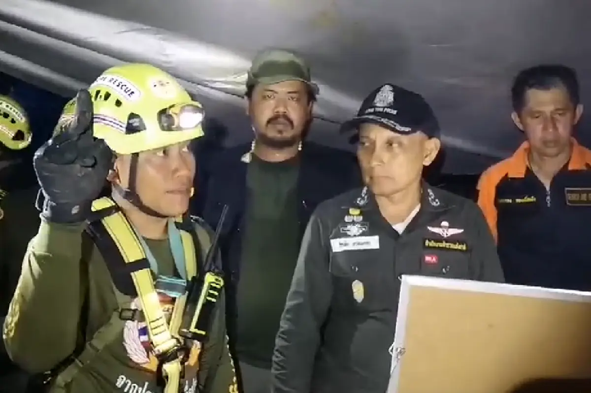 รุกคืบสำรวจโพรงผาหมี นำอุปกรณ์เข้าเจาะภายใน