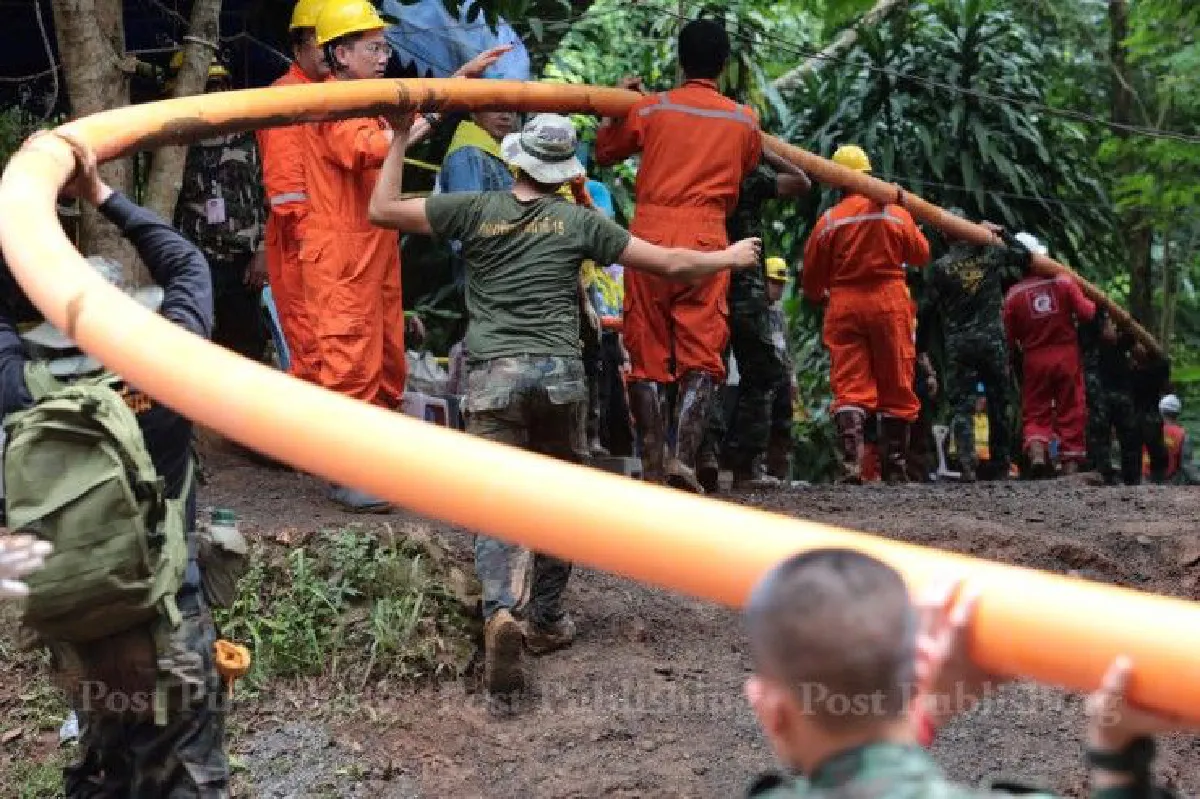 รวมภาพเบื้องหลังความสำเร็จในภารกิจ "พาทีมหมูป่ากลับบ้าน"