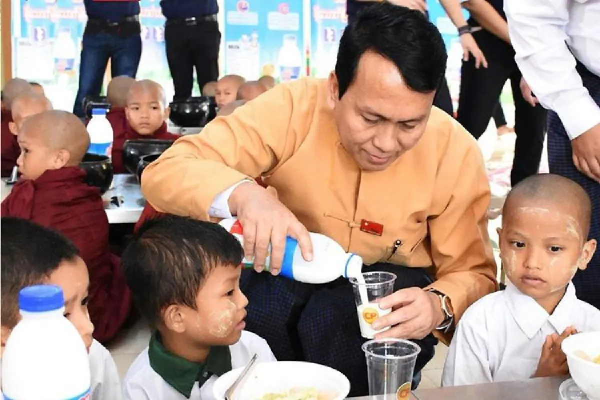 ซี.พี. เมียนมา เดินหน้าโครงการ "Milk for Kids" ปี 2 สร้างสุขภาพที่ดีแก่เยาชน