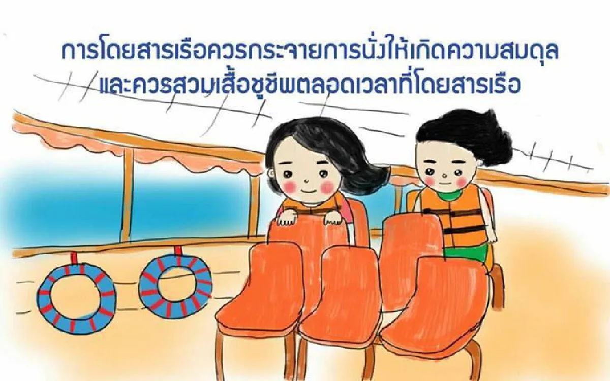 สพฉ.แนะวิธีเอาตัวรอดจากการจมน้ำ ชี้ใส่เสื้อชูชีพต้องทำให้ถูกหลัก
