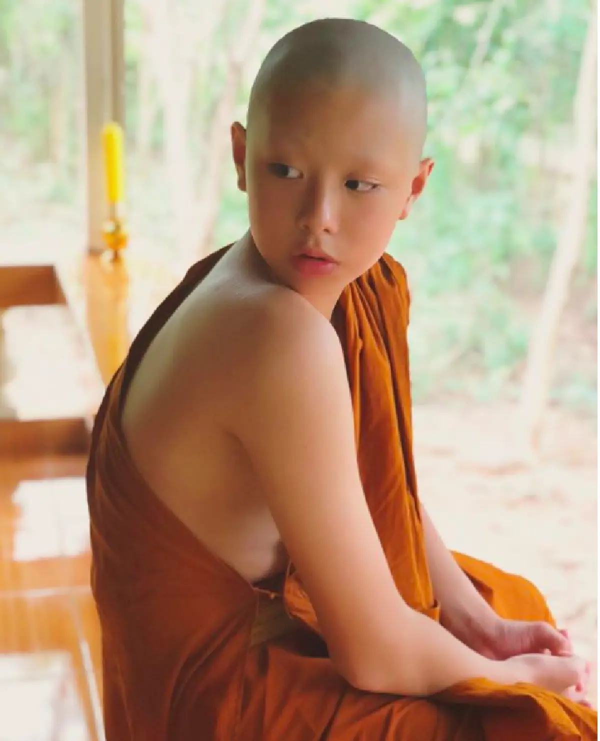 “น้องปราบ” ลูกชาย “สู่ขวัญ” ทำตามความตั้งใจ บวชในวันเกิดอายุ 13 ปี