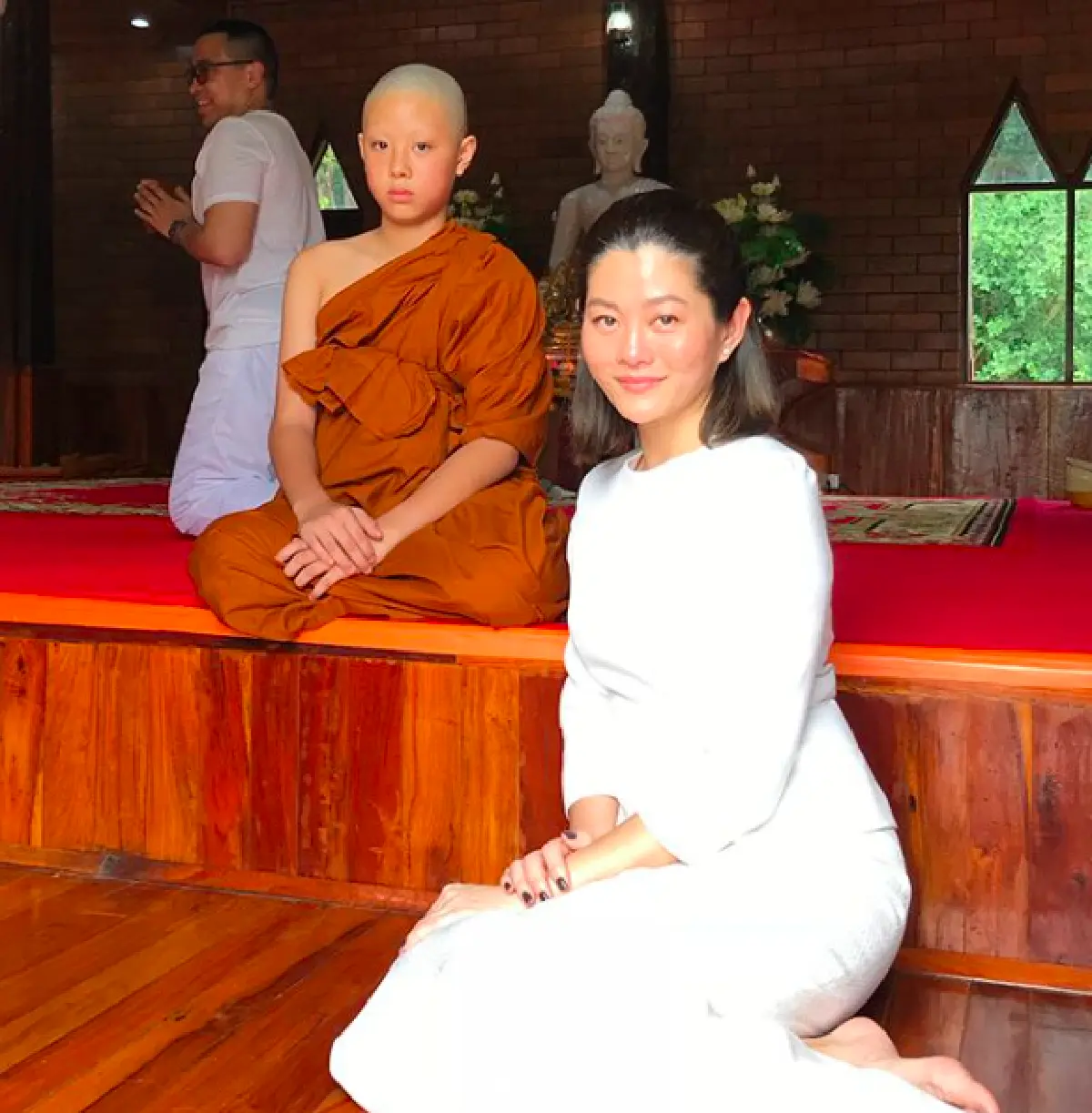 “น้องปราบ” ลูกชาย “สู่ขวัญ” ทำตามความตั้งใจ บวชในวันเกิดอายุ 13 ปี