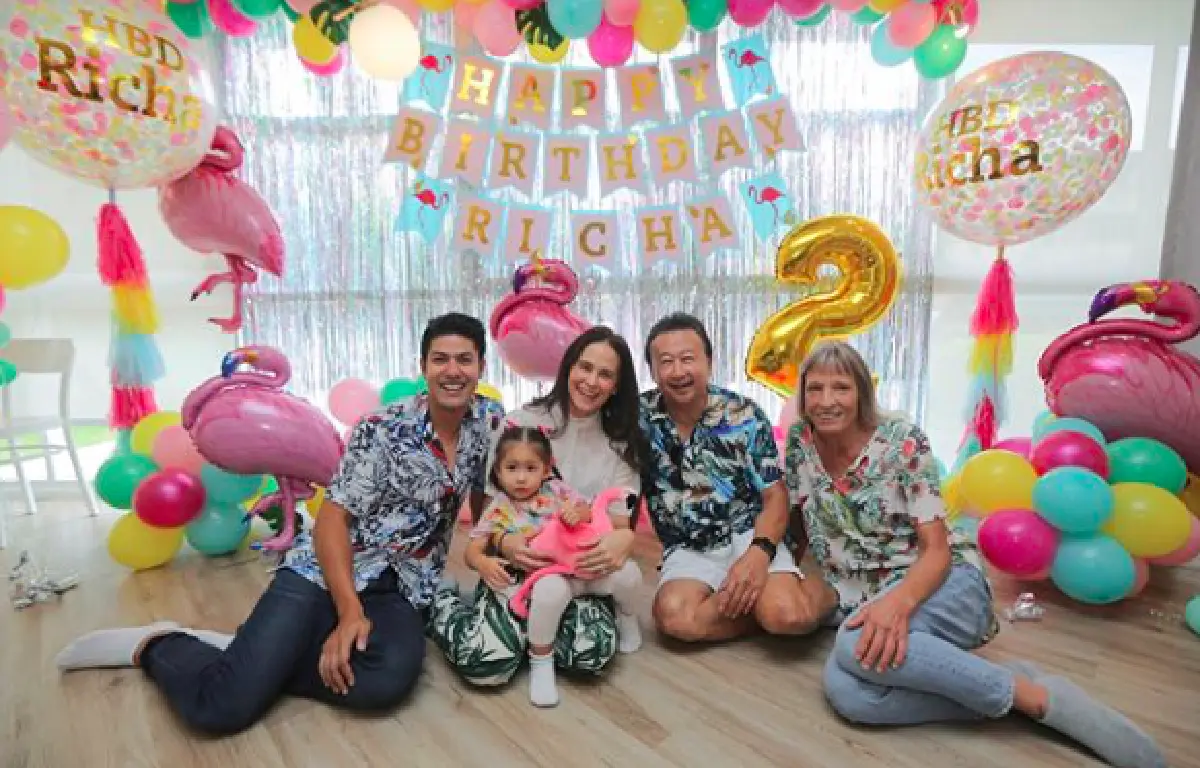 สุดแฮปปี้! “แอน-ภูริ” จัดปาร์ตี้วันเกิด 2 ขวบ ให้ "น้องริชา”