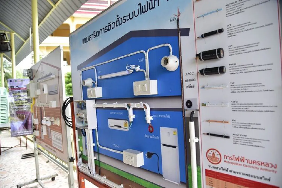 กฟน. ลงพื้นที่เสริมสร้างความรู้ด้านไฟฟ้า มอบความสุขและความยั่งยืนสู่คุ้งบางกะเจ้า