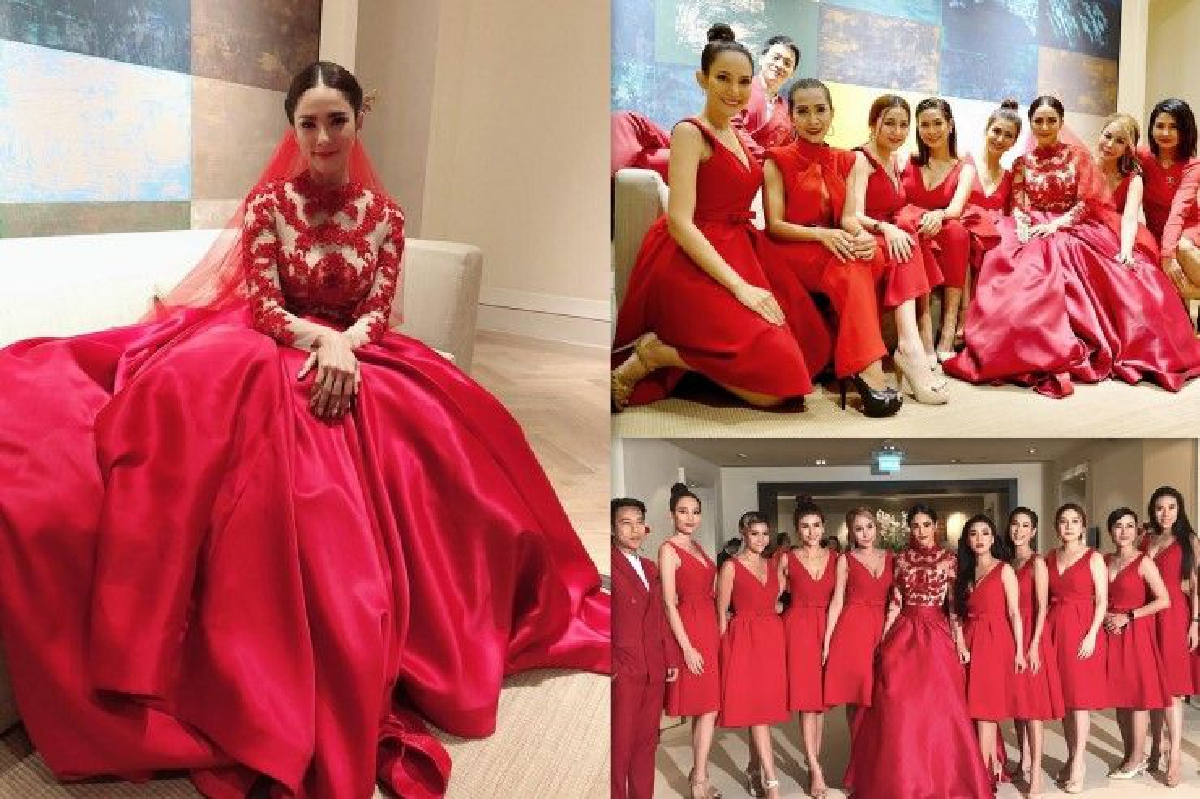 ส่องเพื่อนเจ้าสาว อุ้ม ลักขณา สวยหล่อจัดเต็มในชุดสีแดงสุดแซ่บ ส่องเพื่อนเจ้าสาว อุ้ม ลักขณา สวยหล่อจัดเต็มในชุดสีแดงสุดแซ่บ