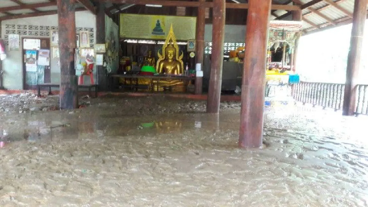 "สังขละบุรี"น้ำลดแล้ว! เจ้าหน้าที่เร่งเข้าช่วยผู้ประสบภัย