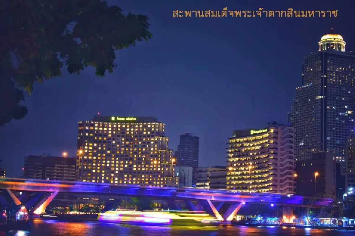 ประดับไฟ 5 สะพานข้ามเจ้าพระยา ช่วงวันเฉลิมฯสมเด็จพระเจ้าอยู่หัว