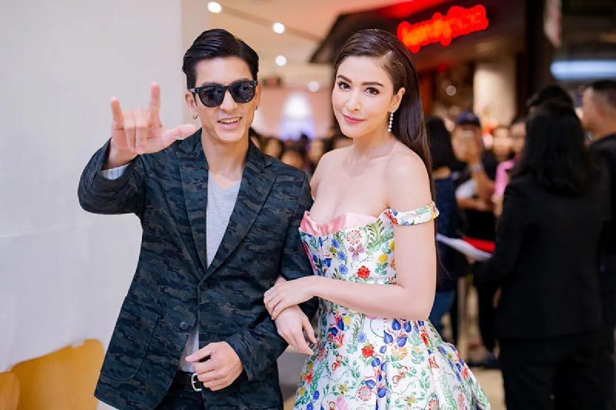 ศรีริต้า-ติ๊ก เจษฎาภรณ์ อวดภาพคู่สวยหล่อ อ้อนแฟนละครอย่าลืมฉัน