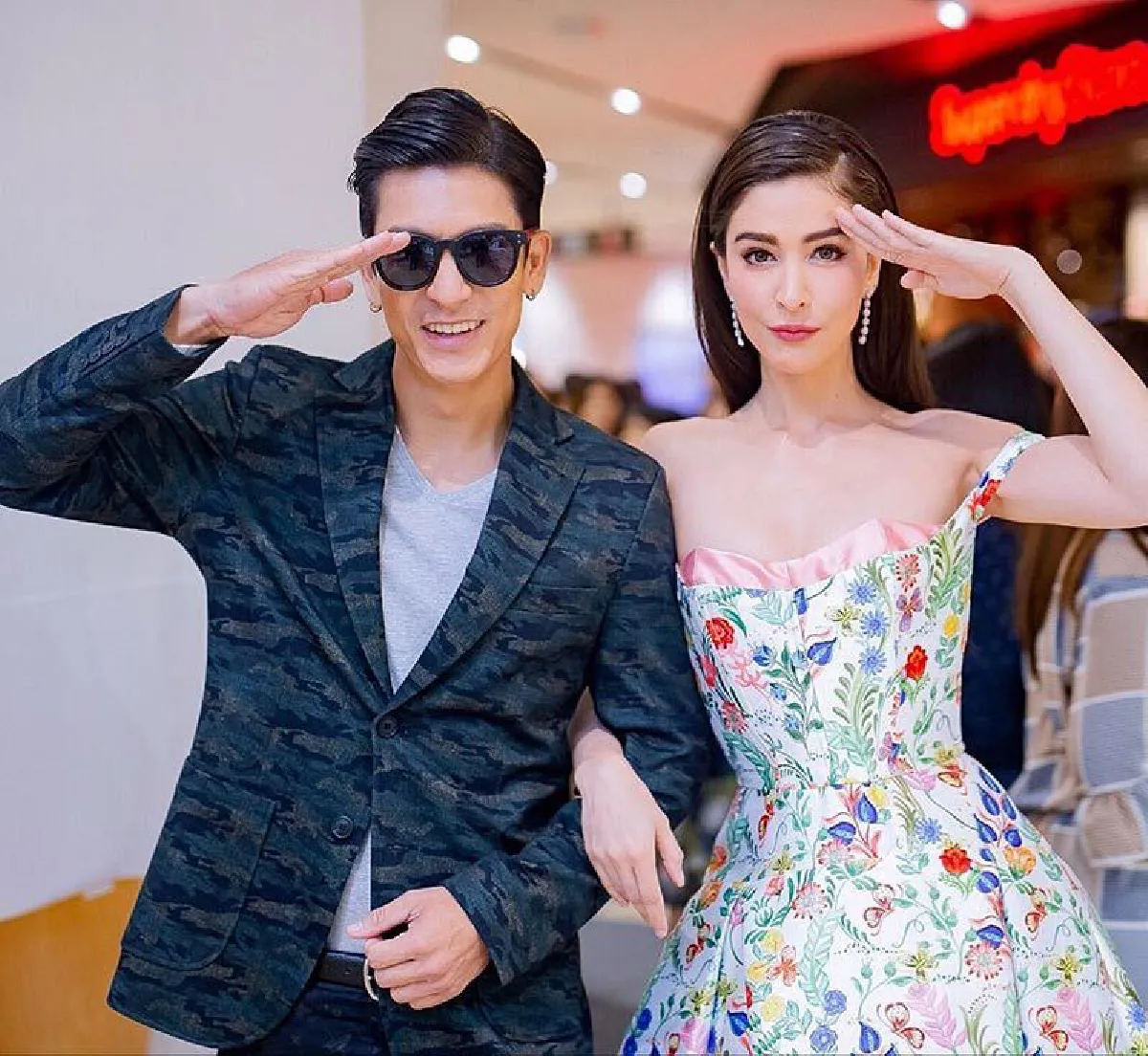 ศรีริต้า-ติ๊ก เจษฎาภรณ์ อวดภาพคู่สวยหล่อ อ้อนแฟนละครอย่าลืมฉัน