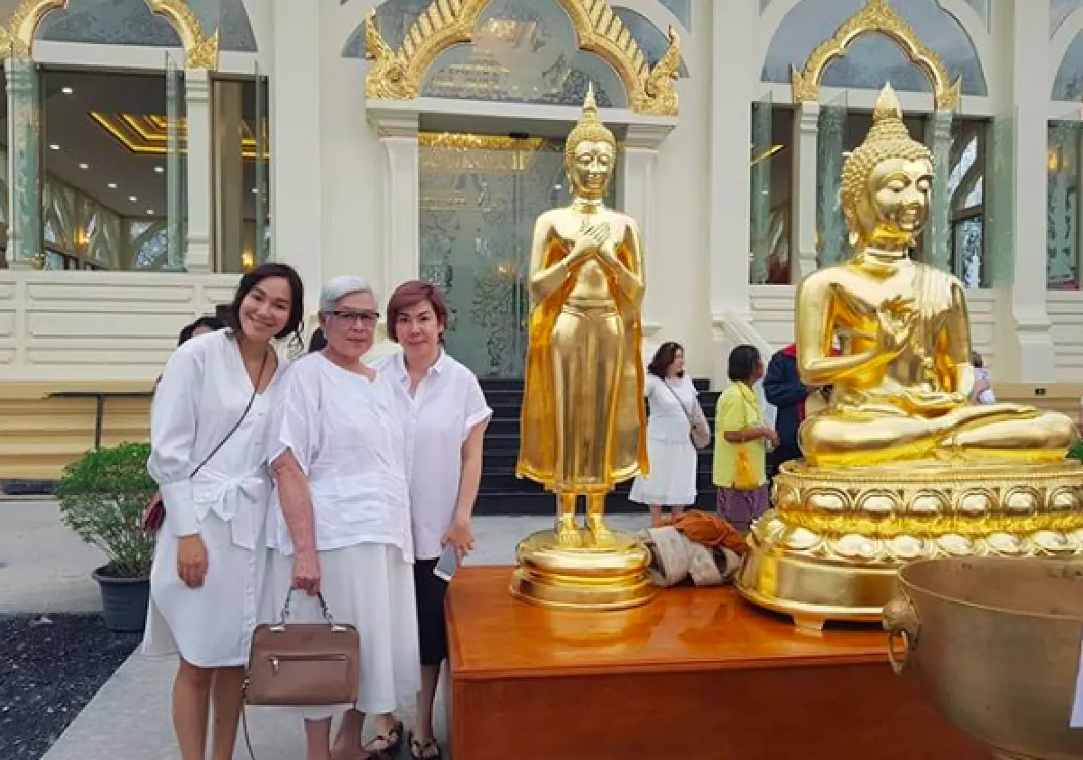 ธรรมะจัดสรร! "จอย รินลณี” เจอ "น้องโพธิ์” ลูก “ชาคริต” หลังไปงานบุญเดียวกัน