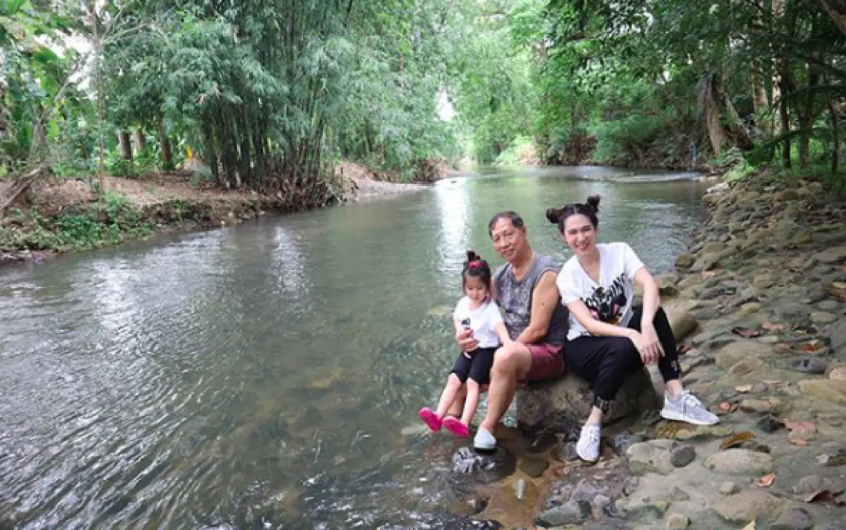 "เมย์ ปทิดา” จับมือ "น้องมายู” กลับบ้านสวนบรรยากาศดีมาก แถมติดลำธาร