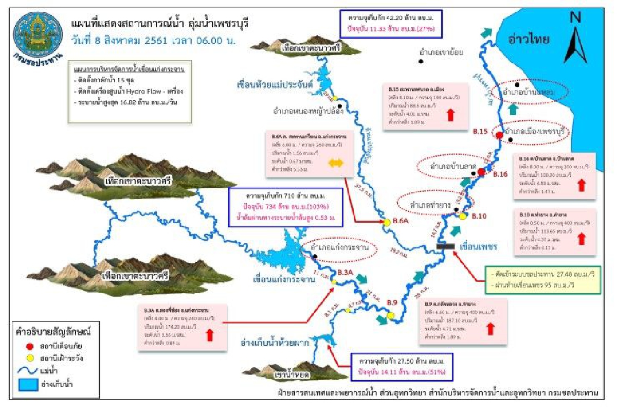 ไทยยังเจอฝนต่อเนื่อง 4เขื่อนต้องเฝ้าระวังเป็นพิเศษหลังมีปริมาณน้ำเกิน80% ไทยยังเจอฝนต่อเนื่อง 4เขื่อนต้องเฝ้าระวังเป็นพิเศษหลังมีปริมาณน้ำเกิน80%