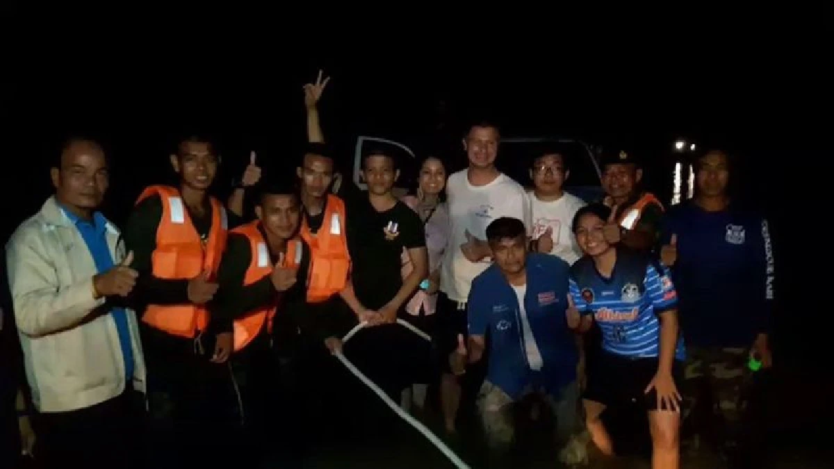 นักดำน้ำถ้ำชาวเดนมาร์กทีมช่วย13หมูป่าเจอน้ำป่าซัดขับรถตกคลอง