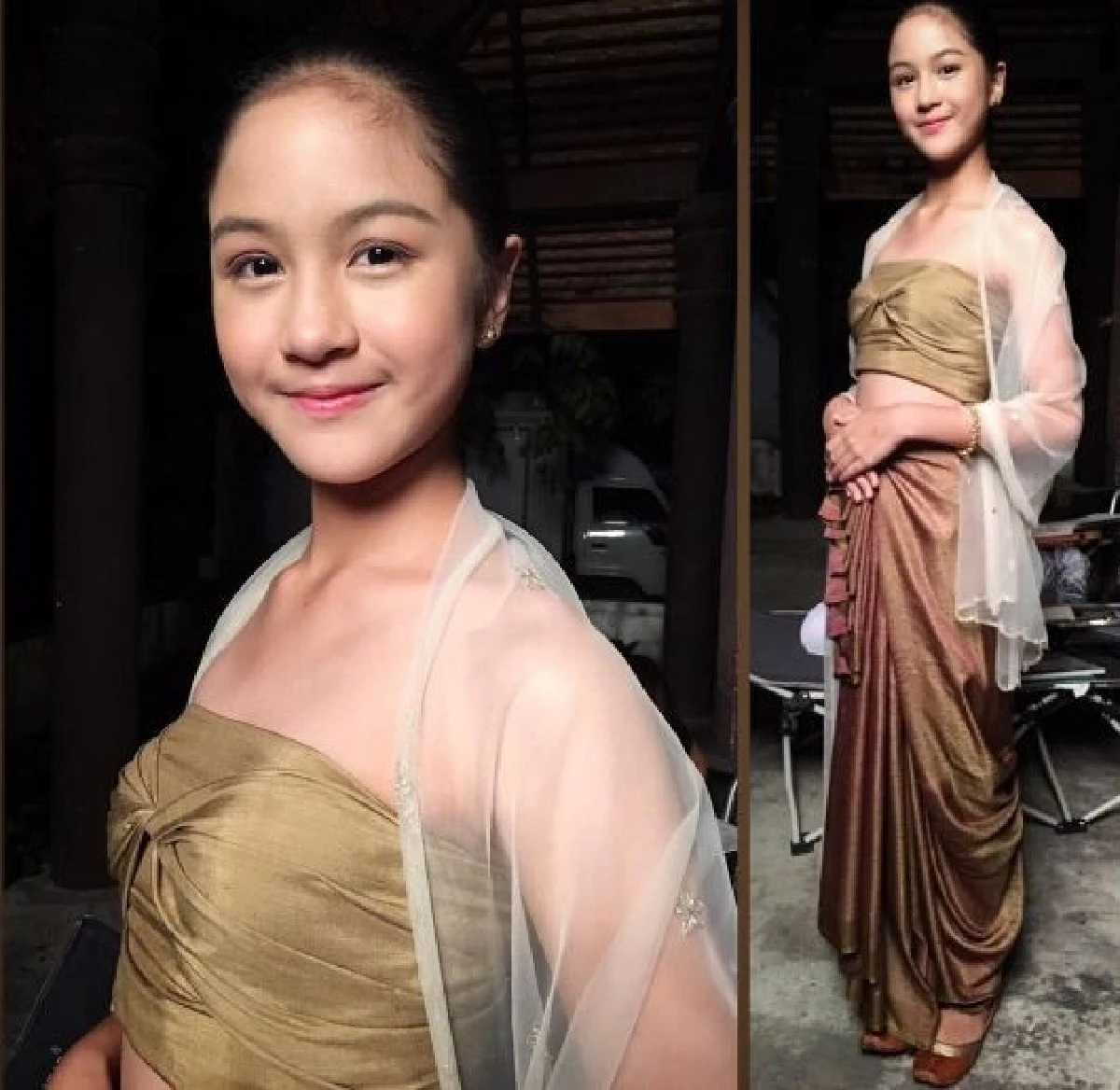 10 ภาพ "น้องมุก รปภัช” เจ้าของบท "มณีจันทร์” ลูกสาว "แม่นุ่น ดารัณ"