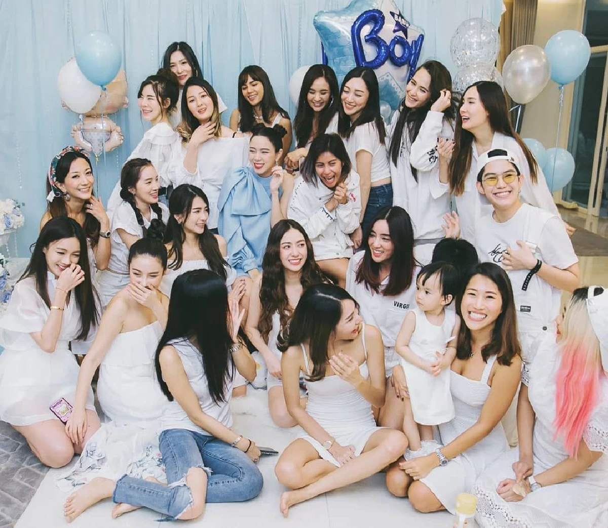 ชมภาพปาร์ตี้ต้อนรับ "น้องไทก้า" ลูกชายคนแรกของ "เพชรจ้า-นิวเคลียร์"