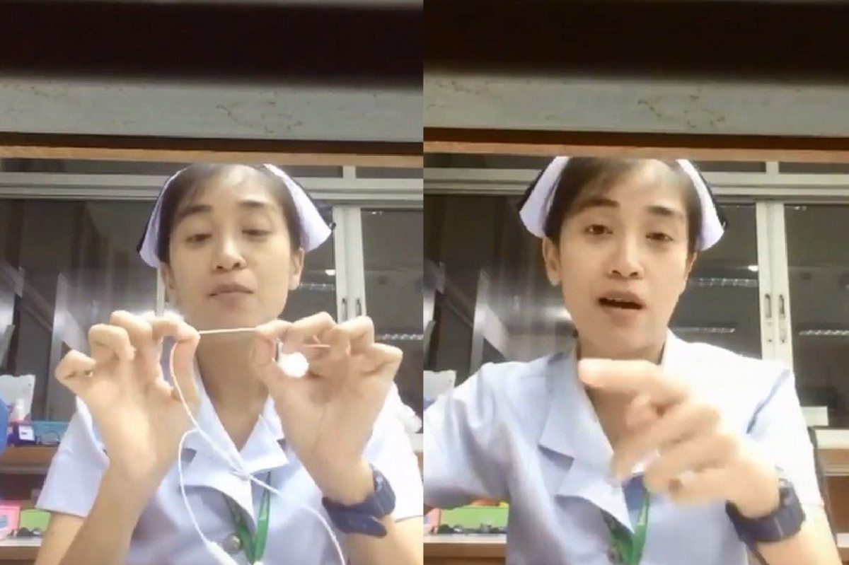 พยาบาลสาวสอนวิธีวัดขนาดน้องชาย "เล็กใหญ่จงภูมิใจ" พยาบาลสาวสอนวิธีวัดขนาดน้องชาย "เล็กใหญ่จงภูมิใจ"