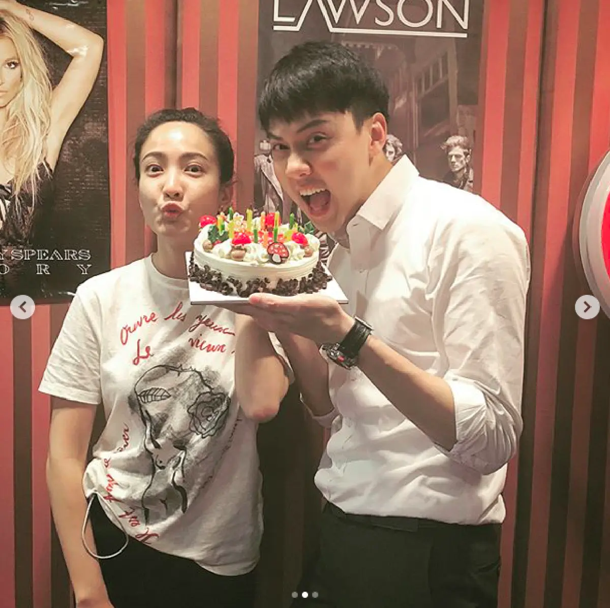 มาช้าแต่มาชัวร์! “แต้ว” โผล่หอบเค้กเซอร์ไพรส์ “ต้น”