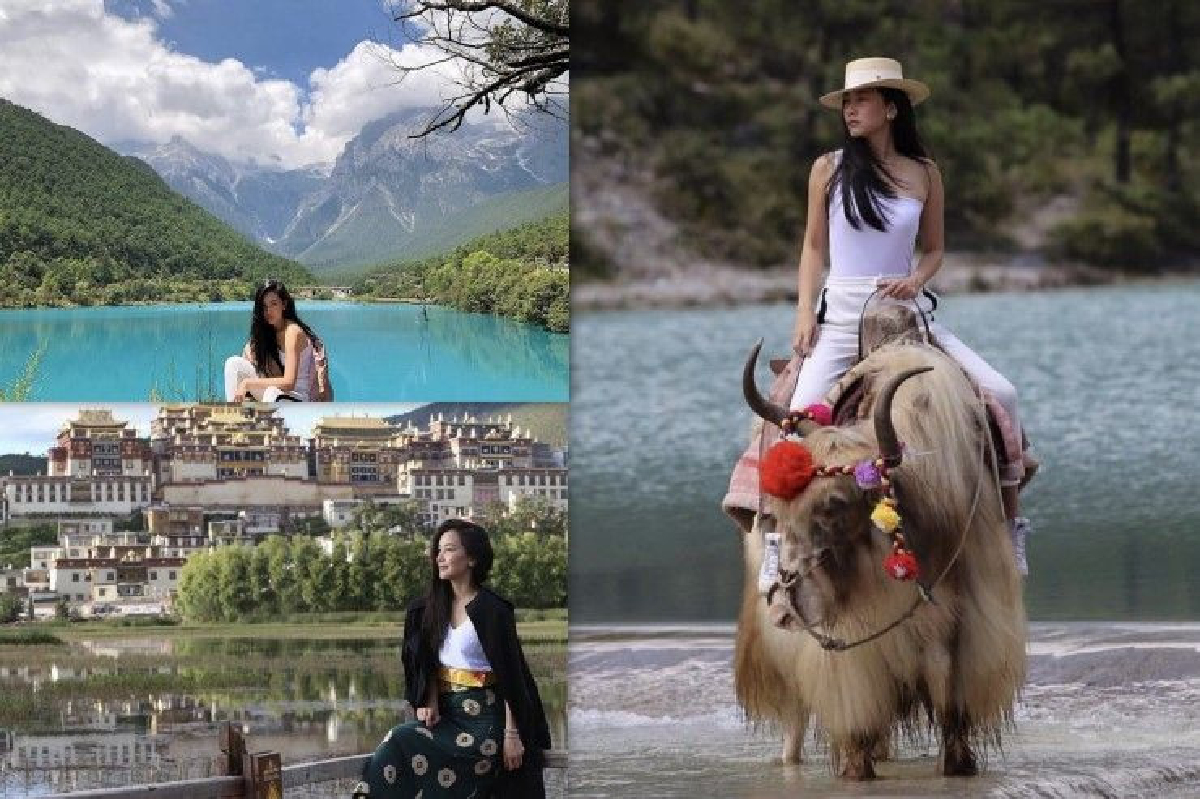 สวยทั้งคนและวิว! นุ่น วรนุช ขี่จมรีสัมผัสธรรมชาติเมืองจีน สวยทั้งคนและวิว! นุ่น วรนุช ขี่จมรีสัมผัสธรรมชาติเมืองจีน