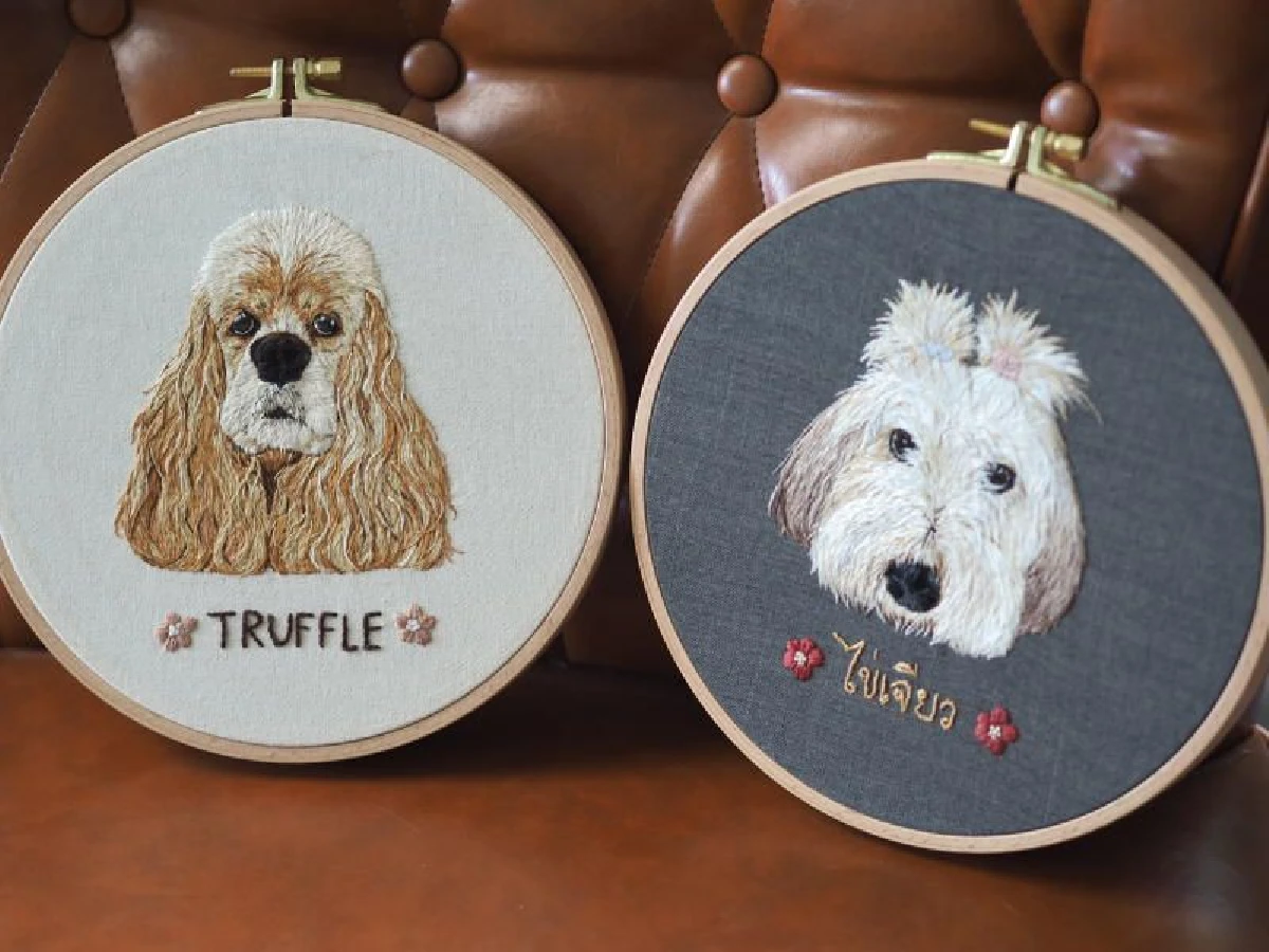 จากเชฟสู่นักปักผ้ารูปสัตว์เสมือนจริง