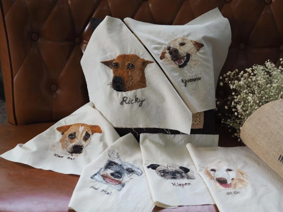 จากเชฟสู่นักปักผ้ารูปสัตว์เสมือนจริง