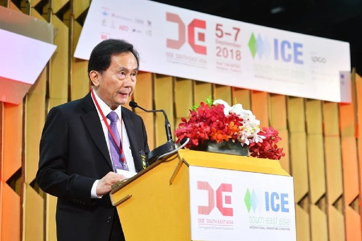 กระทรวงอุตสาหกรรม สนับสนุนประเทศไทยเป็นฮับอุตสาหกรรมบรรจุภัณฑ์ กระดาษลูกฟูก ในงาน "CCE South East Asia - Thailand 2018"