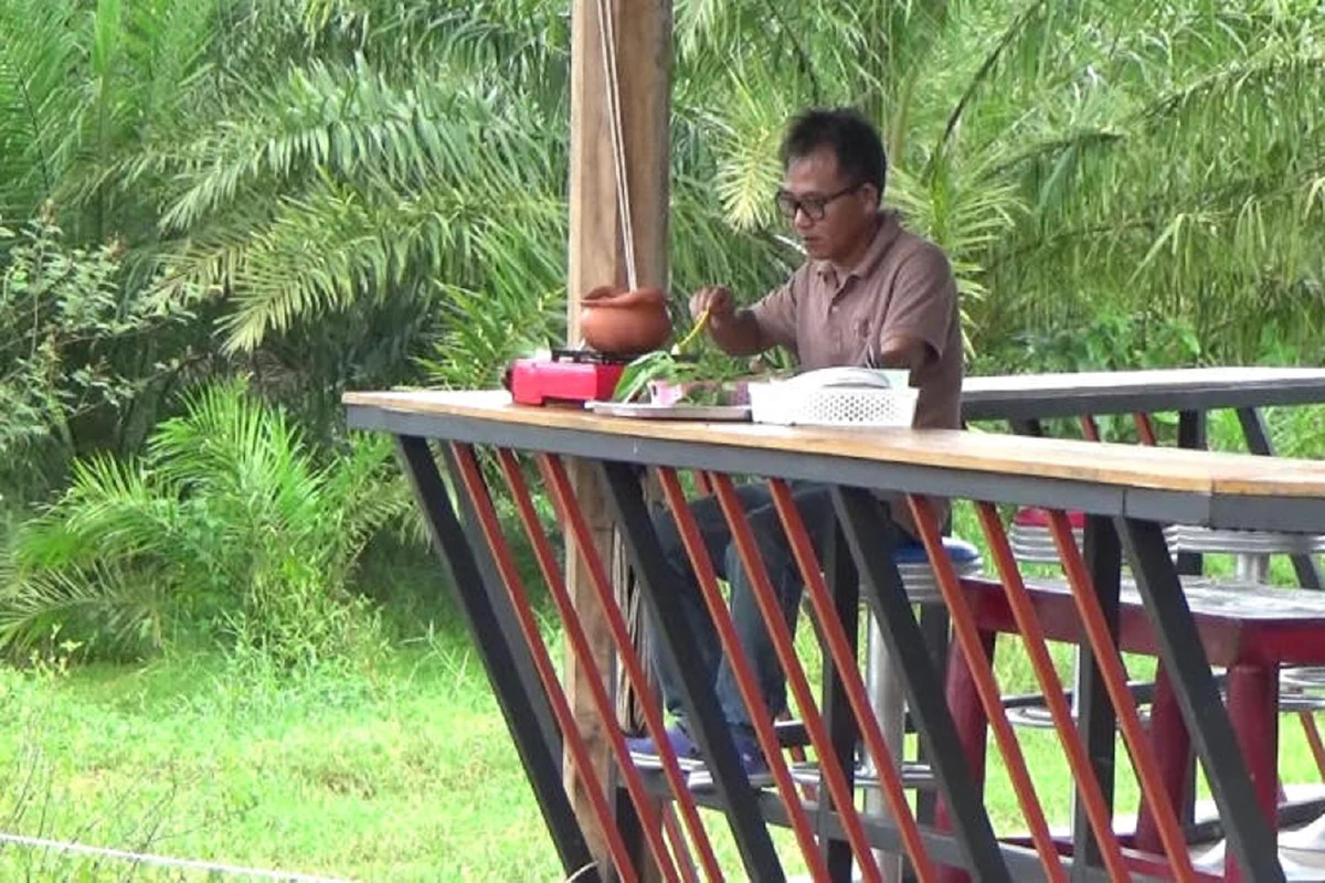 ชาบูห้อยขากลางทุ่งนาเมืองตรัง