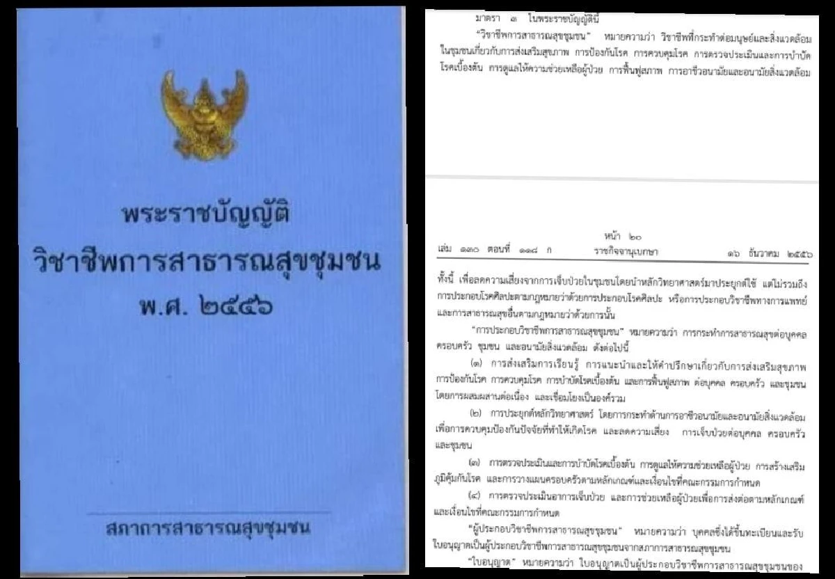 นักวิชาการสาธารณสุข เผยอีกหนึ่งปัญหาในวิชาชีพ"หมออนามัย"