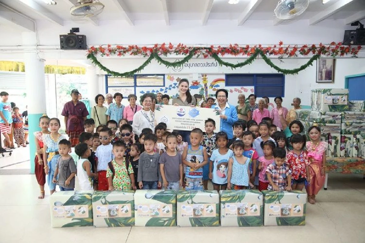 "Tulip ให้ไออุ่น" มอบเงินบริจาคให้ 9 องค์กรการกุศล รวมกว่าล้านบาท