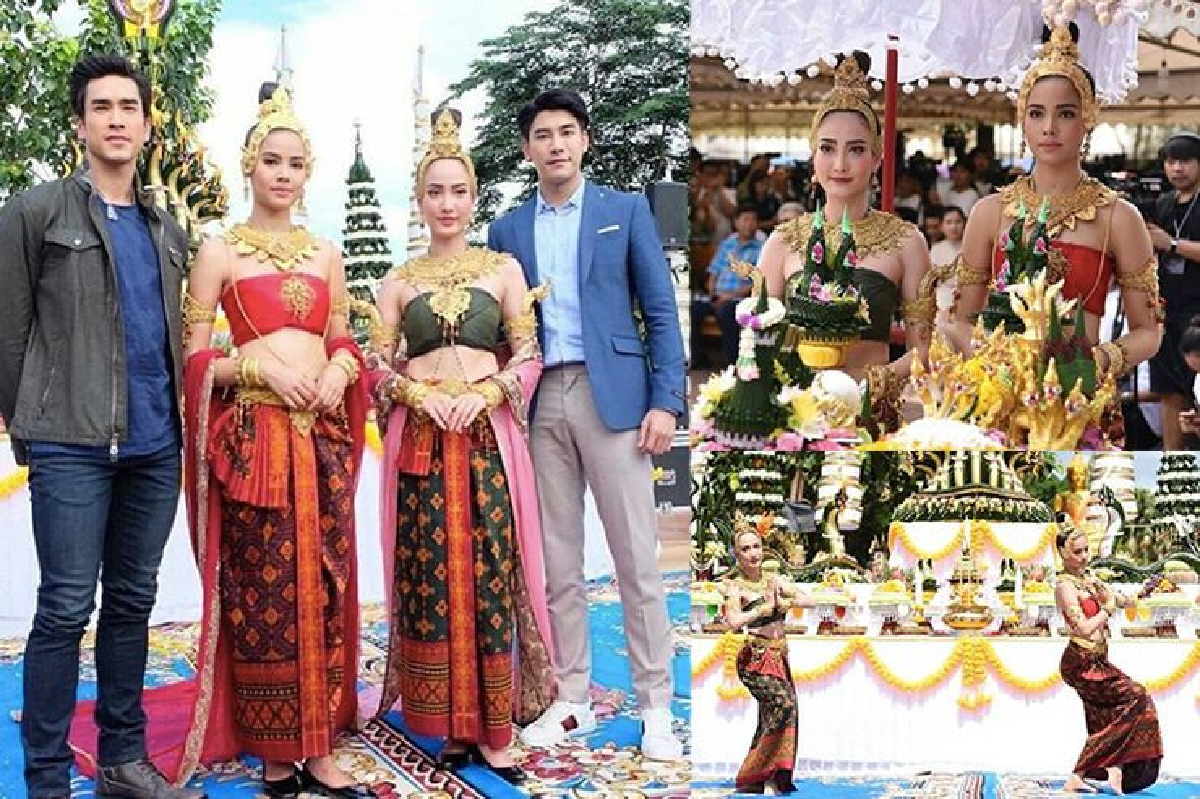 สะกดทุกสายตา! “แต้ว-ญาญ่า” นำทีมรำบวงสรวงพญานาค เปิดตัว "นาคี 2" สะกดทุกสายตา! “แต้ว-ญาญ่า” นำทีมรำบวงสรวงพญานาค เปิดตัว "นาคี 2"