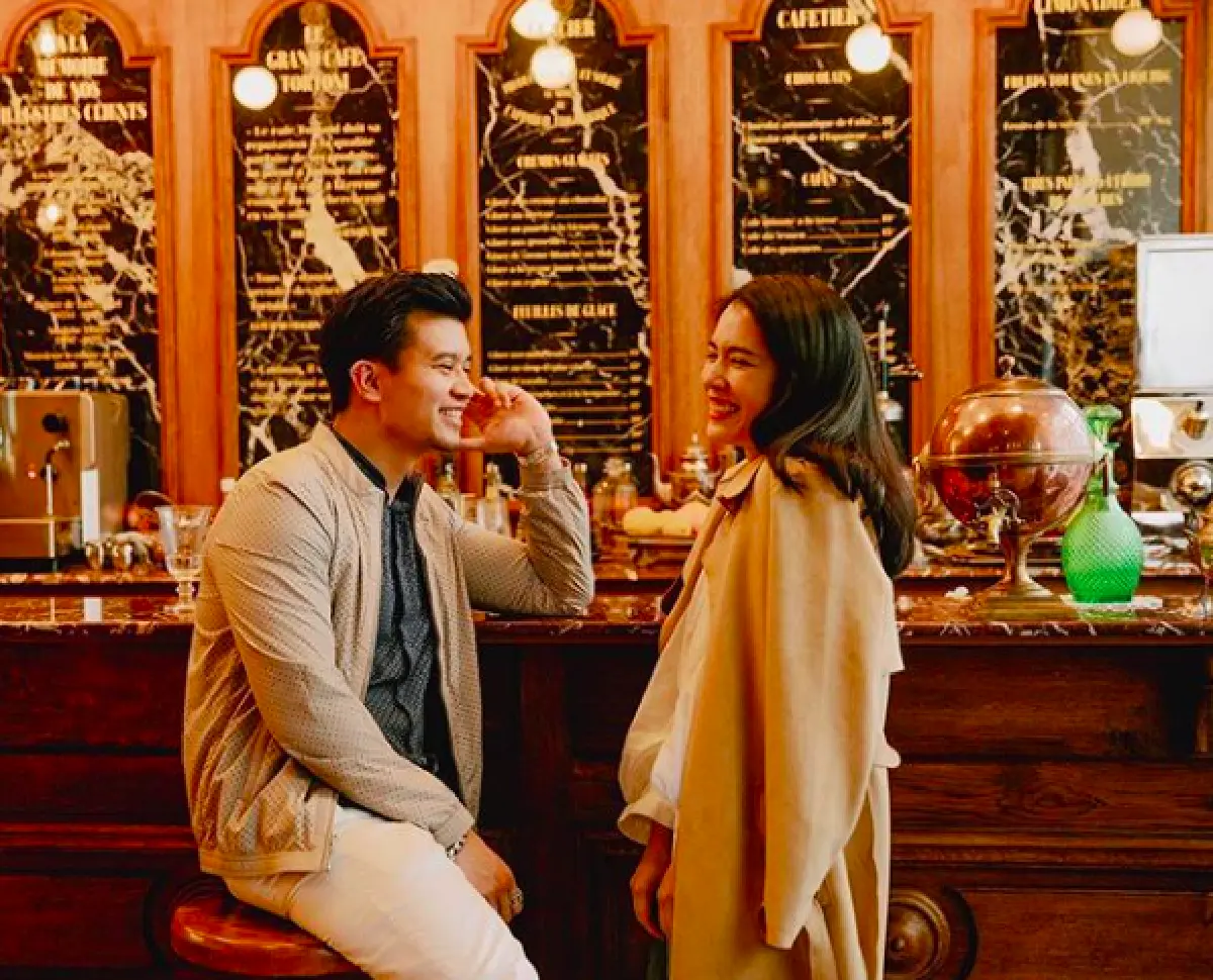 ส่องภาพหวาน “โดนัท-ไฮโซตาม” นานๆ จะสวีทที  แต่สวีทหนักมาก