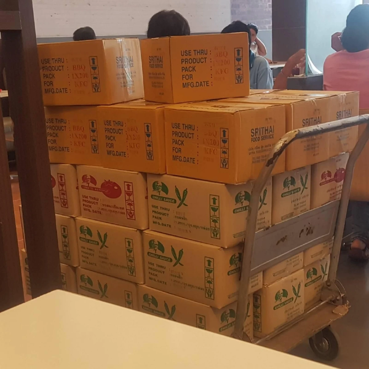 หนุ่มแนะสังคม "เลิกกดซอสเคเอฟซี" เต็มถาดแล้วกินไม่หมด