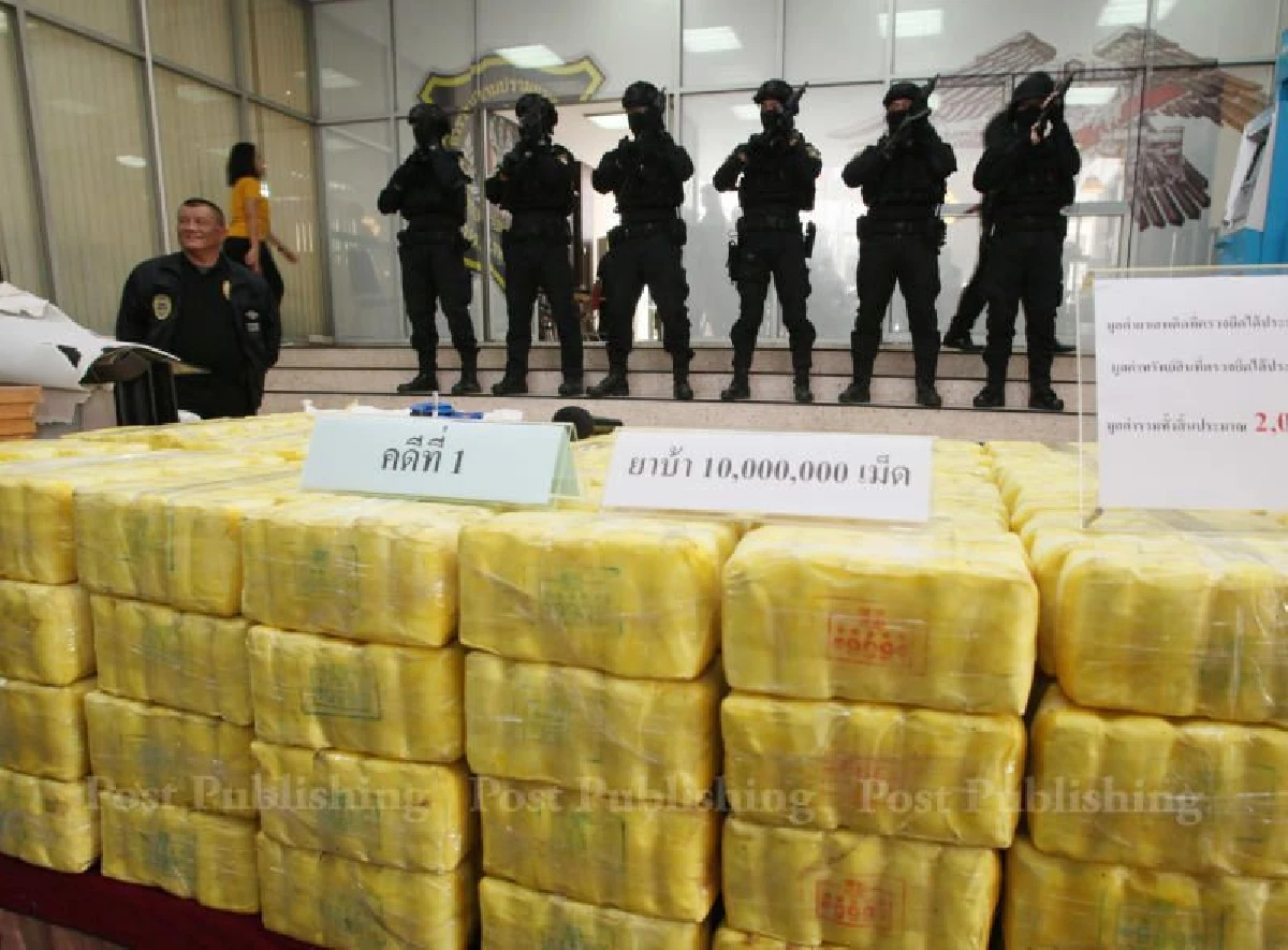 ตำรวจแถลงจับยาเสพติด3คดีใหญ่ยึดของกลางมูลค่ากว่า2พันล้าน