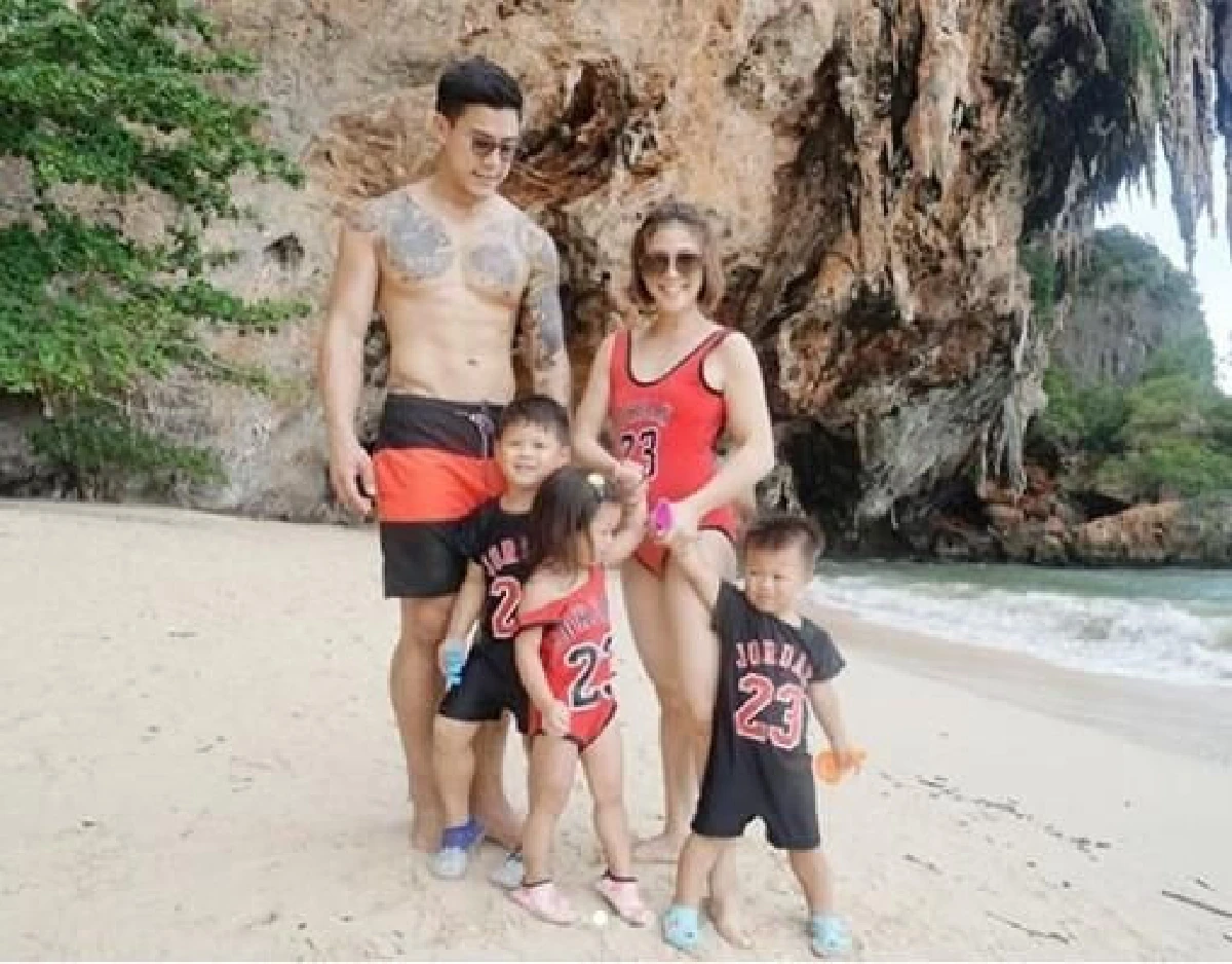 พ่อแซ่บ..แม่สวย! กาย-ฮารุ จัดทริปพาลูกๆทั้ง 3 เที่ยวทะเลกระบี่