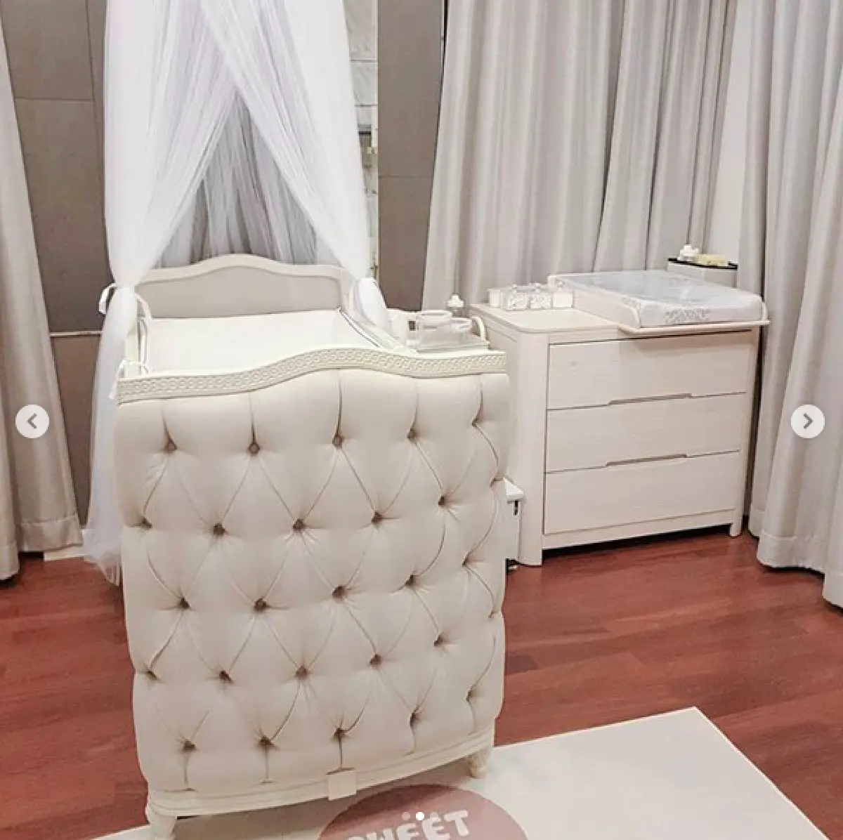 “นิวเคลียร์” เผยภาพห้องนอน “น้องไทก้า” เรียบหรูอลังการ ในธีมสีขาวสบายตา